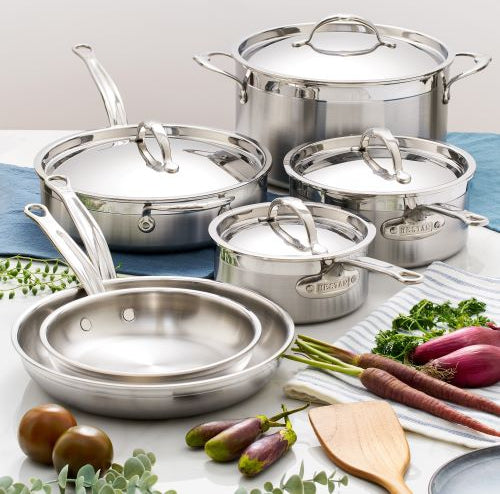 Hestan - 10 PC ProBond Stainless Steel Ultimate Cookware Set - 31562