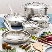 Hestan - 10 PC ProBond Stainless Steel Ultimate Cookware Set - 31562