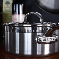 Hestan - 2 QT ProBond Stainless Steel Covered Saucepan - 31564