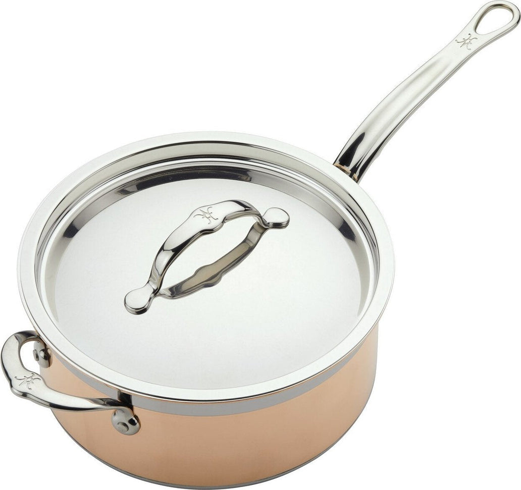 Hestan - 20 cm/3 QT Copper Bond Induction Copper Covered Saucepan - 31595