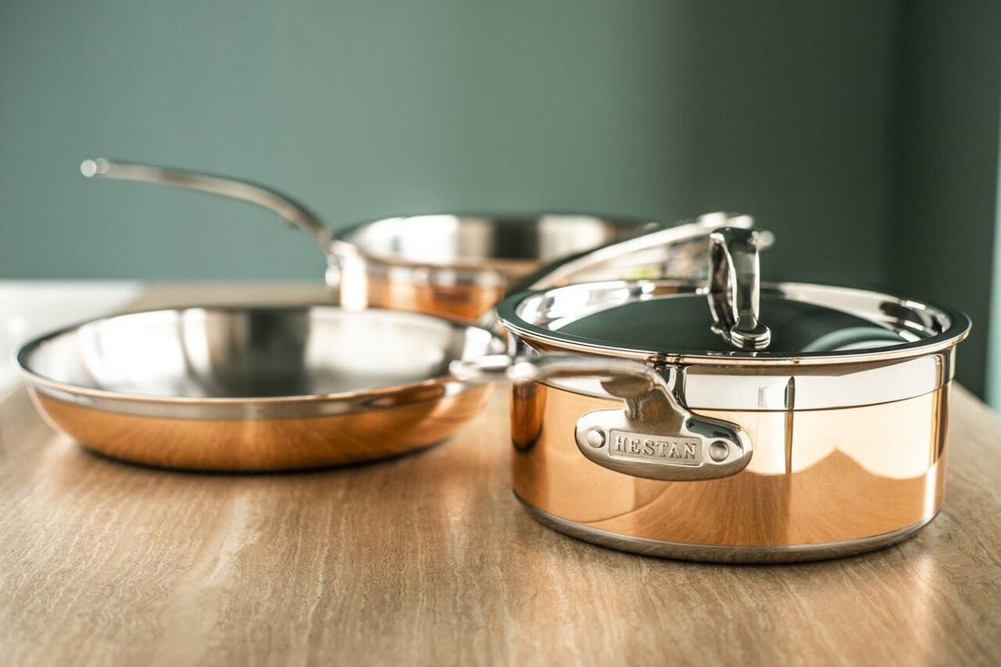 Hestan - 20 cm/3 QT Copper Bond Induction Copper Covered Saucepan - 31595