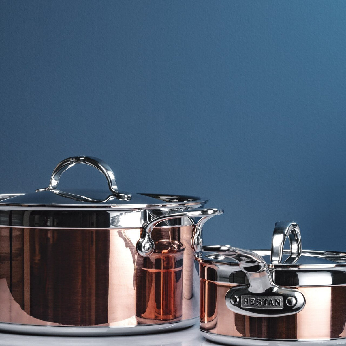 Hestan - 20 cm/3 QT Copper Bond Induction Copper Covered Saucepan - 31595
