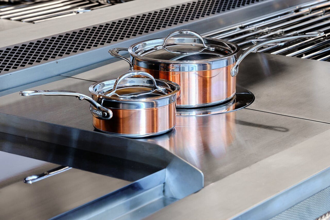 Hestan - 20 cm/3 QT Copper Bond Induction Copper Covered Saucepan - 31595