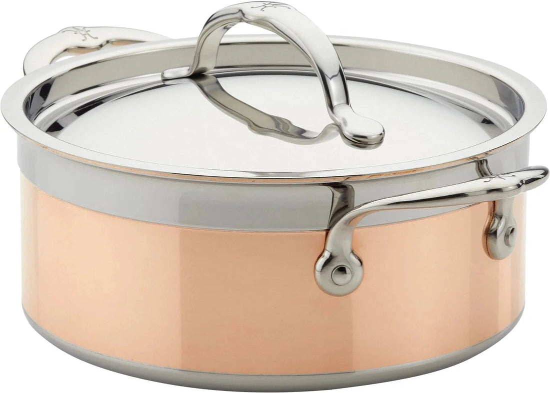 Hestan - 20 cm/3 QT Copper Bond Induction Copper Soup Pot - 30565