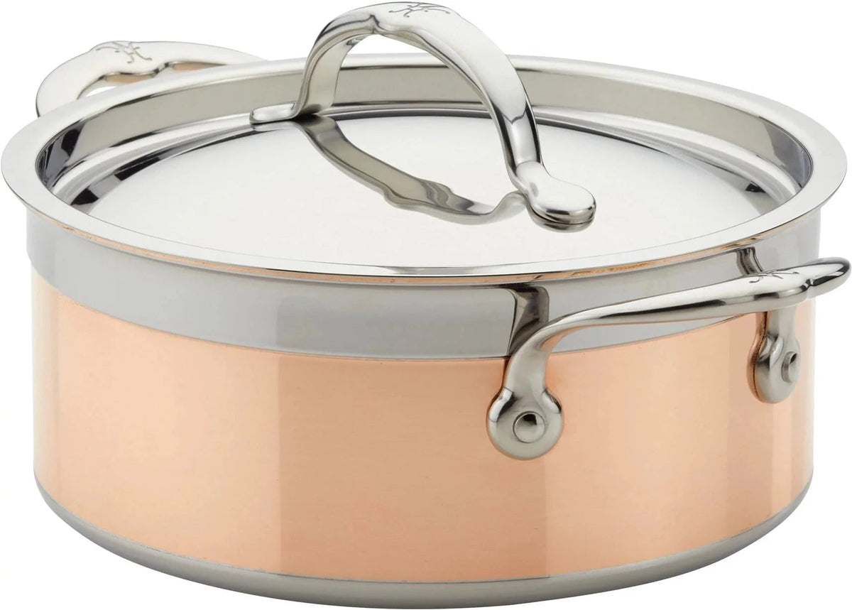 Hestan - 20 cm/3 QT Copper Bond Induction Copper Soup Pot - 30565