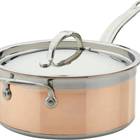 Hestan - 22 cm/4 QT CopperBond Induction Copper Saucepan With Helper Handle - 31596