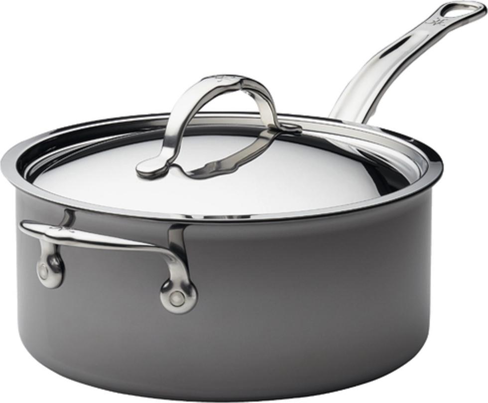 Hestan - 22 cm/4 QT NanoBond Covered Saucepan With Helper Handle - 60025