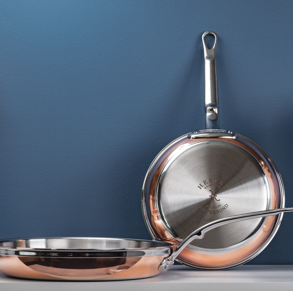 Hestan - 22 cm/8.5" Copper Bond Induction Copper Fry Pan / Skillet - 31589