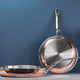 Hestan - 22 cm/8.5" Copper Bond Induction Copper Fry Pan / Skillet - 31589