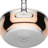 Hestan - 24 cm/3.5 QT Copper Bond Induction Copper Essential Pan with helper handle - 30566