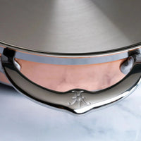 Hestan - 26 cm/3.5 QT Copper Bond Induction Copper Saute Pan With Helper Handle- 31598