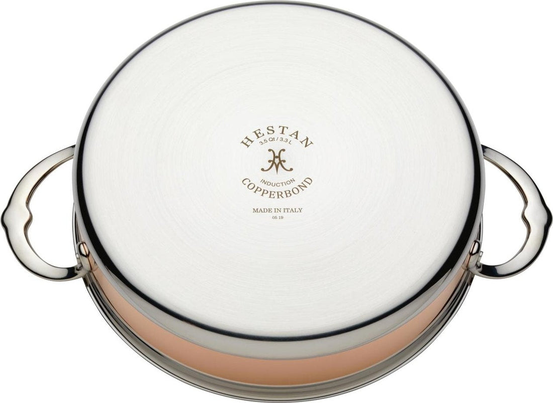 Hestan - 26 cm/3.5 QT CopperBond Induction Copper Covered Sauteuse - 31599