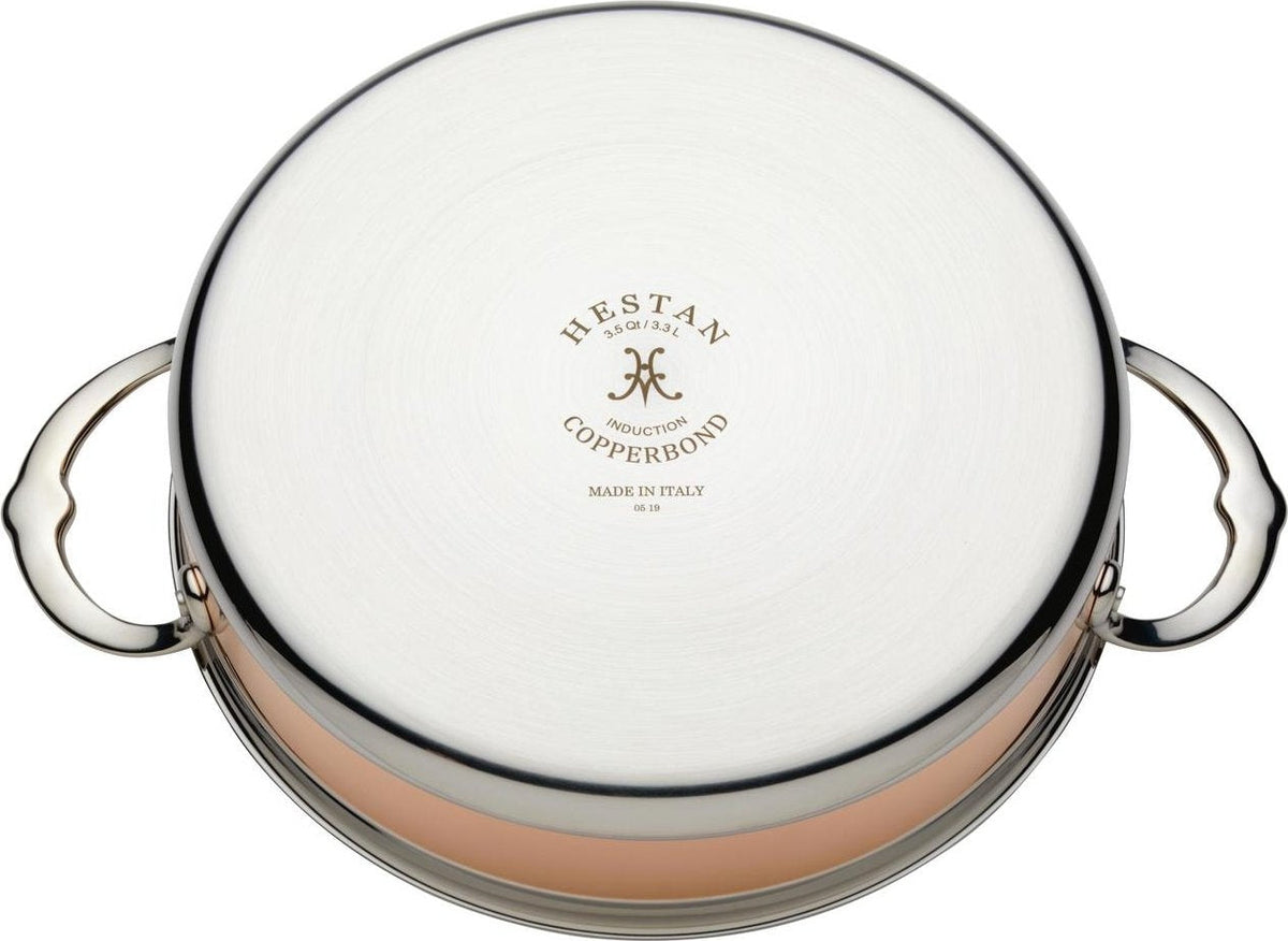 Hestan - 26 cm/3.5 QT CopperBond Induction Copper Covered Sauteuse - 31599