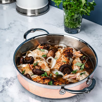 Hestan - 26 cm/3.5 QT CopperBond Induction Copper Covered Sauteuse - 31599