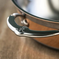 Hestan - 28 cm/5 QT CopperBond Induction Copper Essential Pan With Helper Handle - 31601