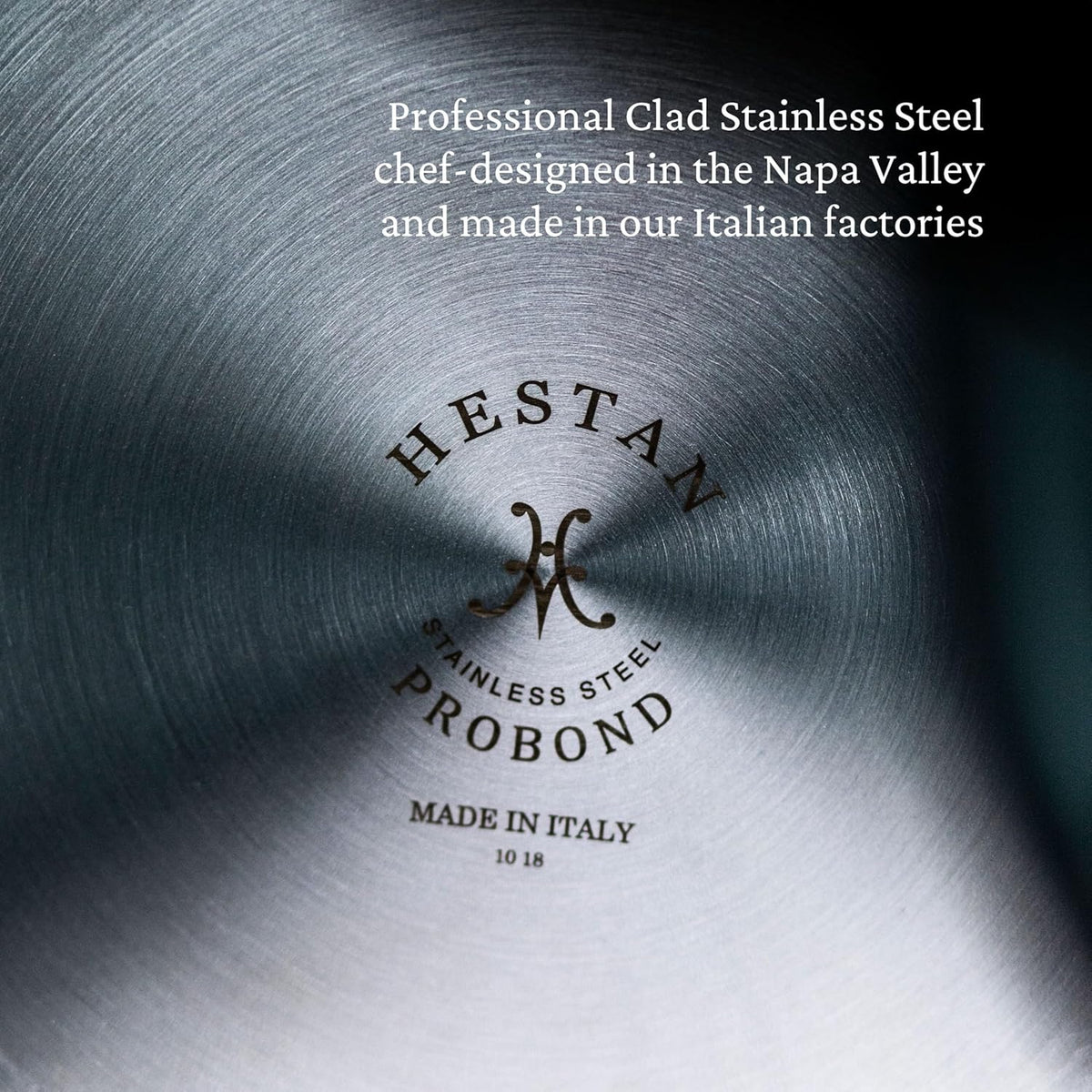 Hestan - 3 Qt ProBond Professional Clad Stainless Steel Covered Sauce Pan - 31782