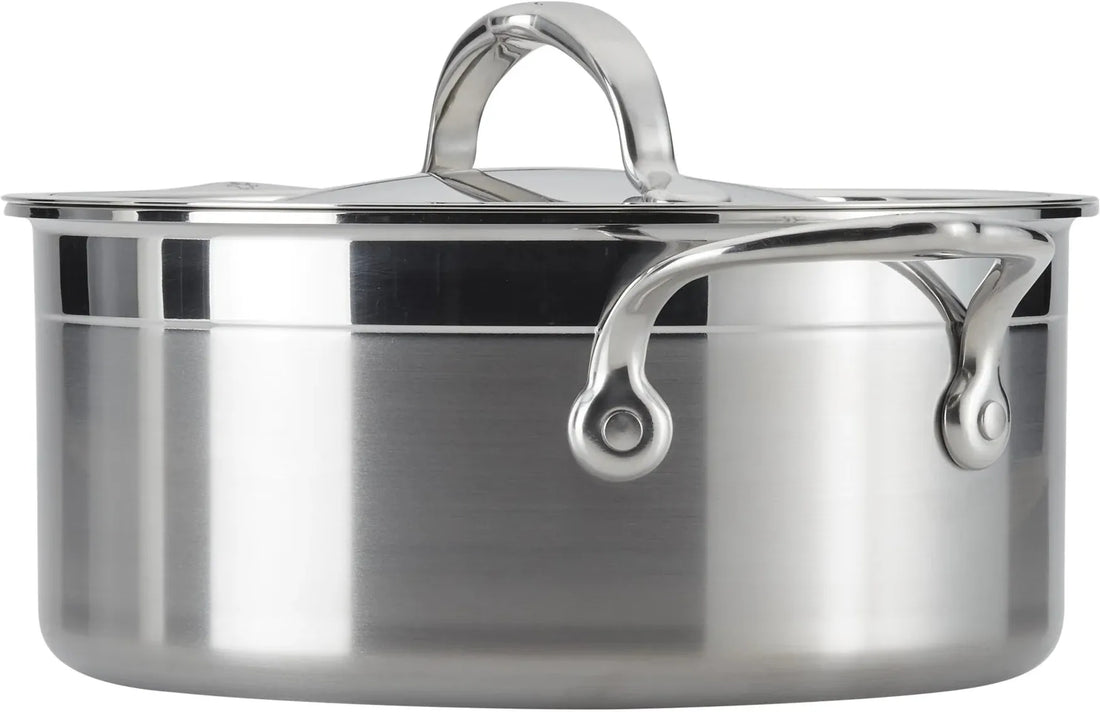 Hestan - 3 Qt ProBond Professional Clad Stainless Steel Covered Soup Pot - 31771