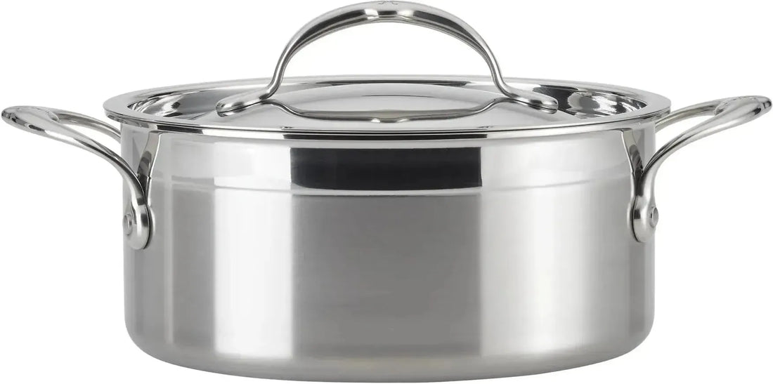 Hestan - 3 Qt ProBond Professional Clad Stainless Steel Covered Soup Pot - 31771