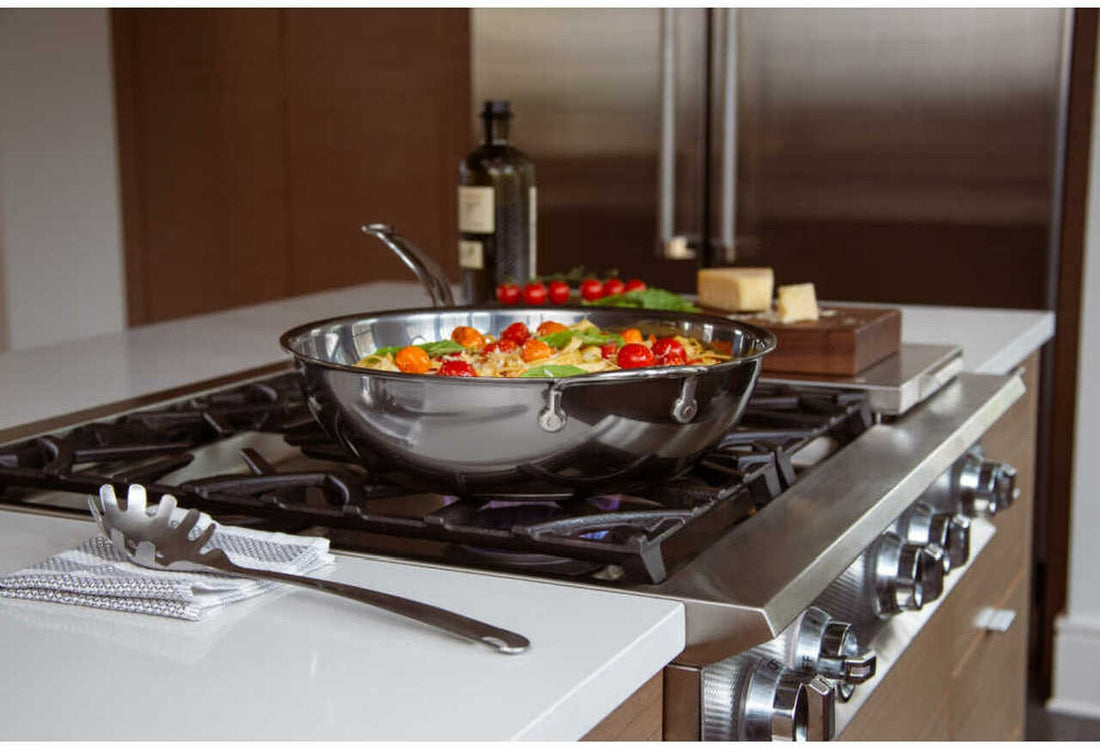 Hestan - 36 cm/14" NanoBond Chef's Pan With Helper Handle - 60042