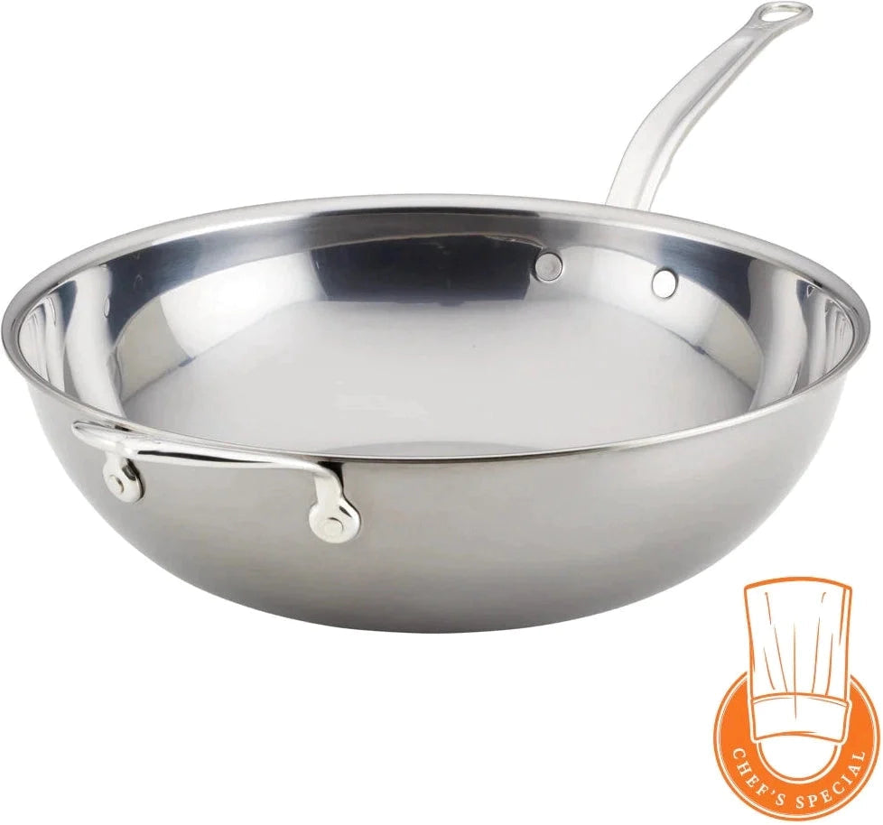 Hestan - 36 cm/14" NanoBond Chef's Pan With Helper Handle - 60042
