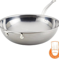 Hestan - 36 cm/14" NanoBond Chef's Pan With Helper Handle - 60042