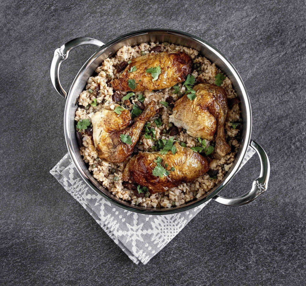 Hestan - 3.5 QT ProBond Stainless Steel Covered Sauteuse - 31569