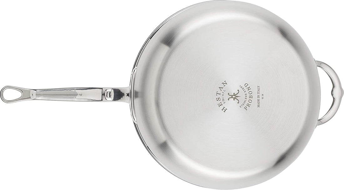 Hestan - 5 QT/28 cm ProBond Stainless Steel Covered Essential Pan with Helper Handle - 31571