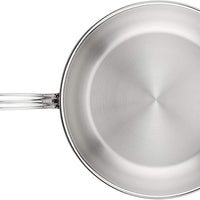 Hestan - 5 QT/28 cm ProBond Stainless Steel Covered Essential Pan with Helper Handle - 31571