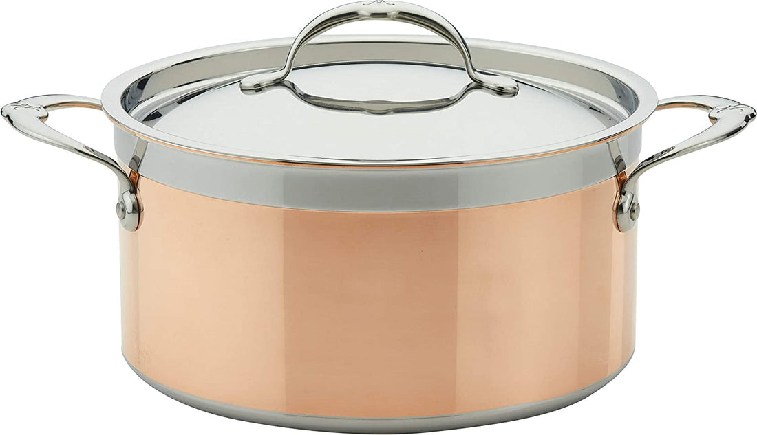 Hestan - 6 QT CopperBond Induction Copper Covered Saucepan - 31597