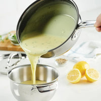 Hestan - NanoBond 2 Qt Titanium Stainless Steel Saucier Pan with Lid - 60045