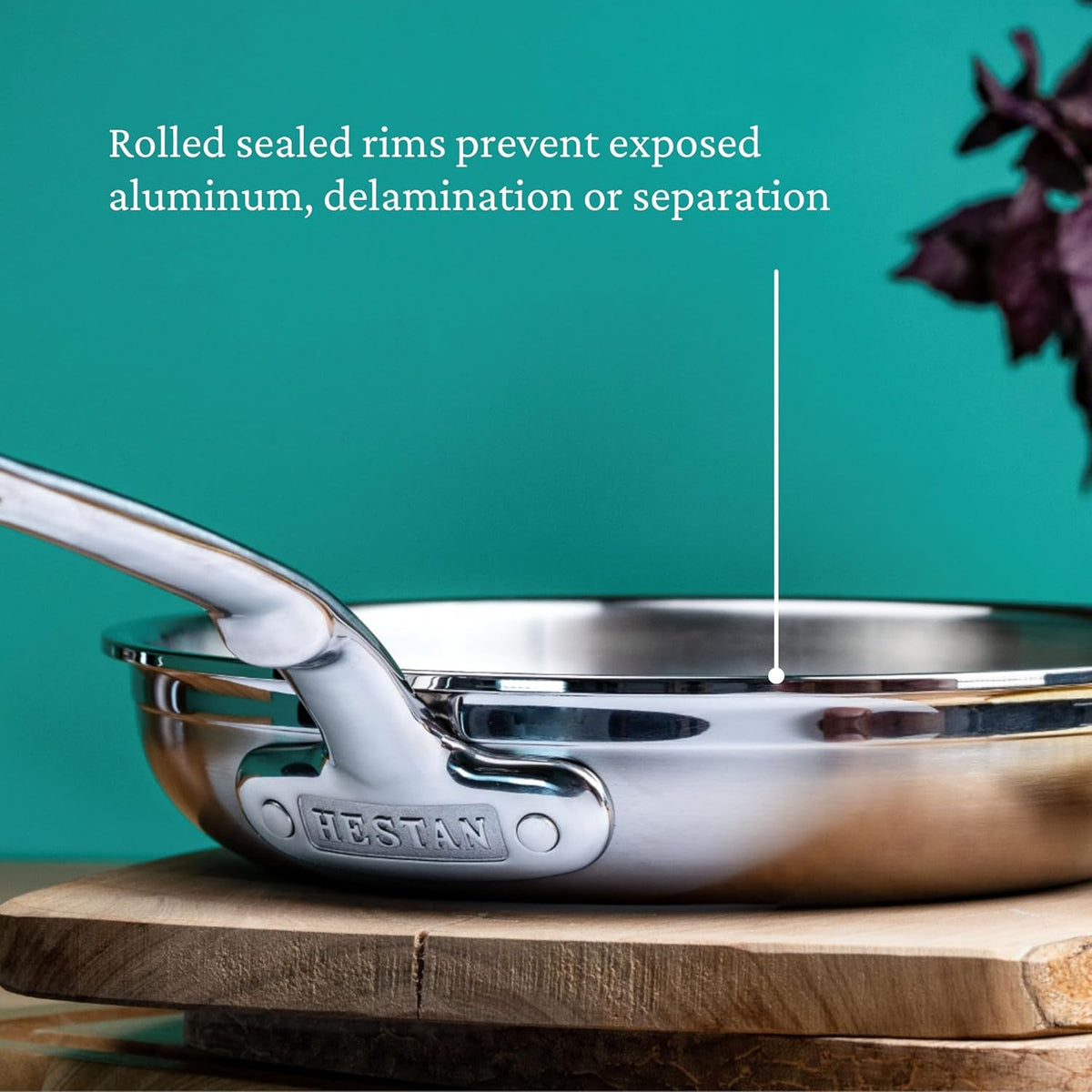 Hestan - ProBond 11" Stainless Steel Open Skillet Frying Pan - 31780