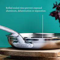 Hestan - ProBond 11" Stainless Steel Open Skillet Frying Pan - 31780