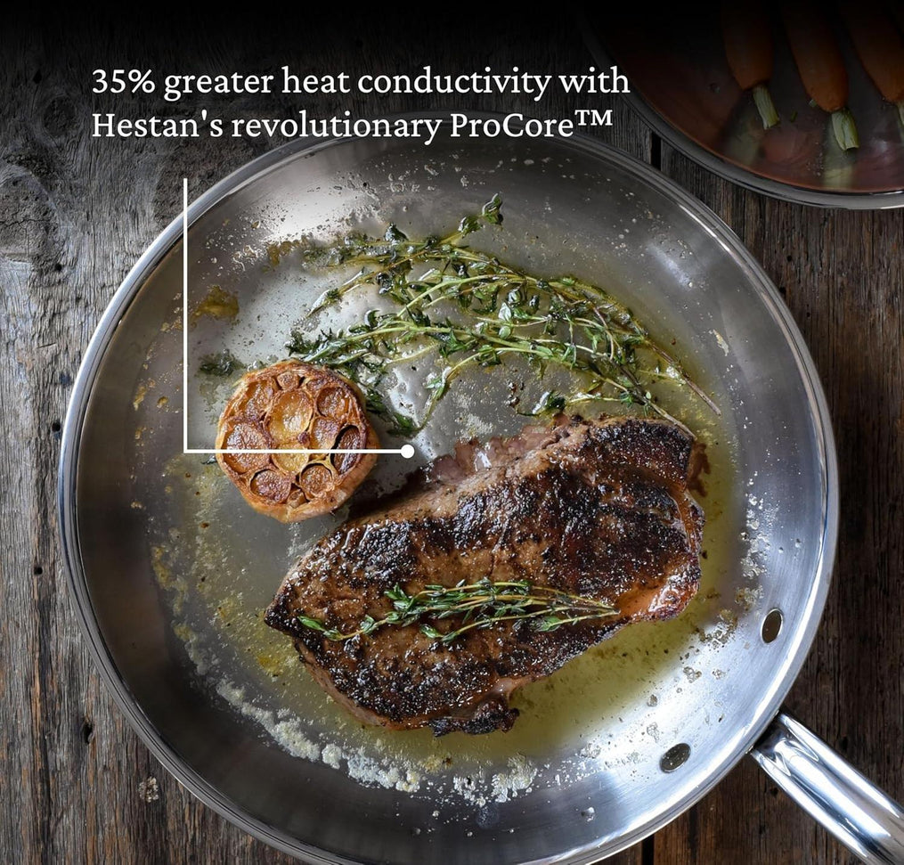 Hestan - ProBond 11" Stainless Steel Open Skillet Frying Pan - 31780