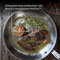 Hestan - ProBond 11" Stainless Steel Open Skillet Frying Pan - 31780