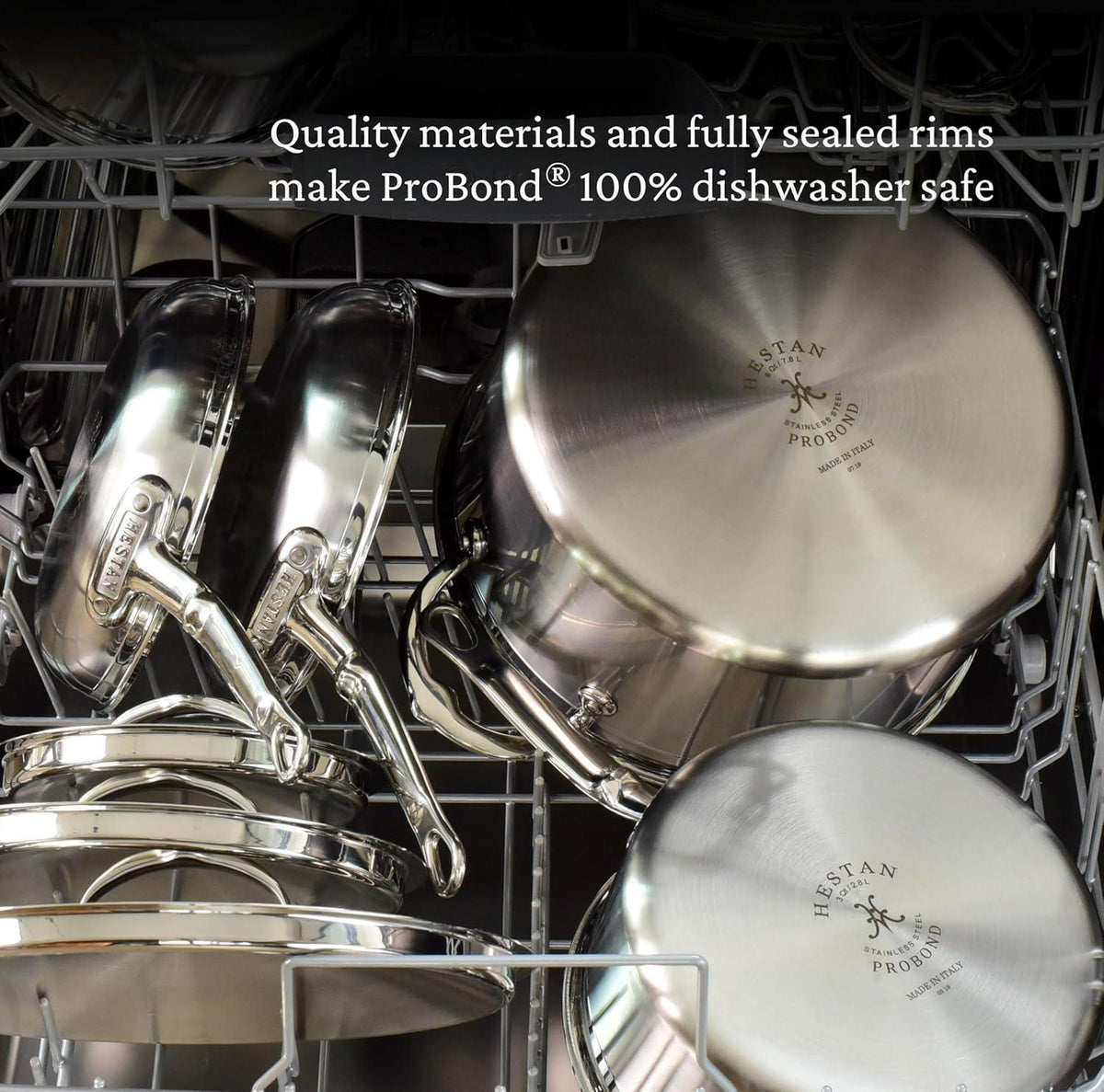 Hestan - ProBond 11" Stainless Steel Open Skillet Frying Pan - 31780