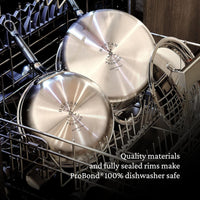 Hestan - ProBond 5 Qt Stainless Steel Covered Saute Pan - 31776