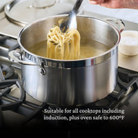 Hestan - ProBond Luxe 8 Qt Stainless Steel Stockpot - 31773