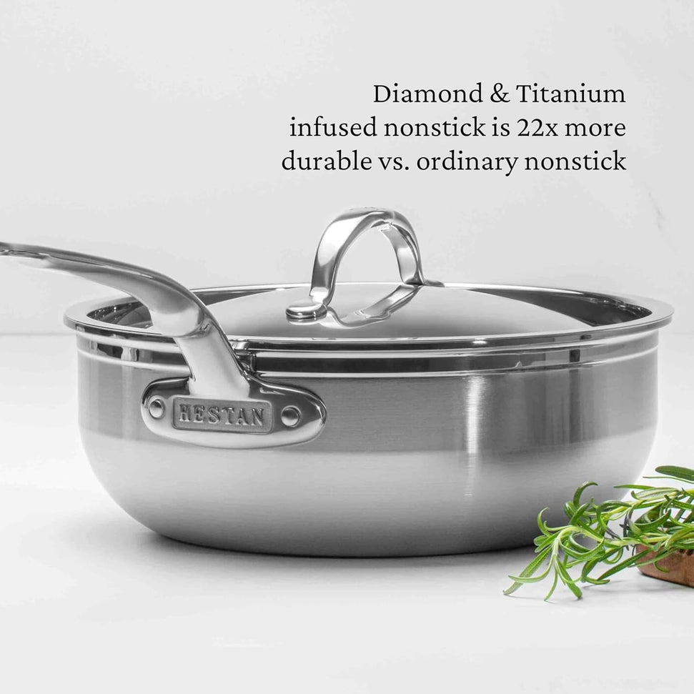 Hestan - Professional Clad 3.5 Quart Stainless Steel Essential Pan - 31777