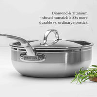 Hestan - Professional Clad 3.5 Quart Stainless Steel Essential Pan - 31777