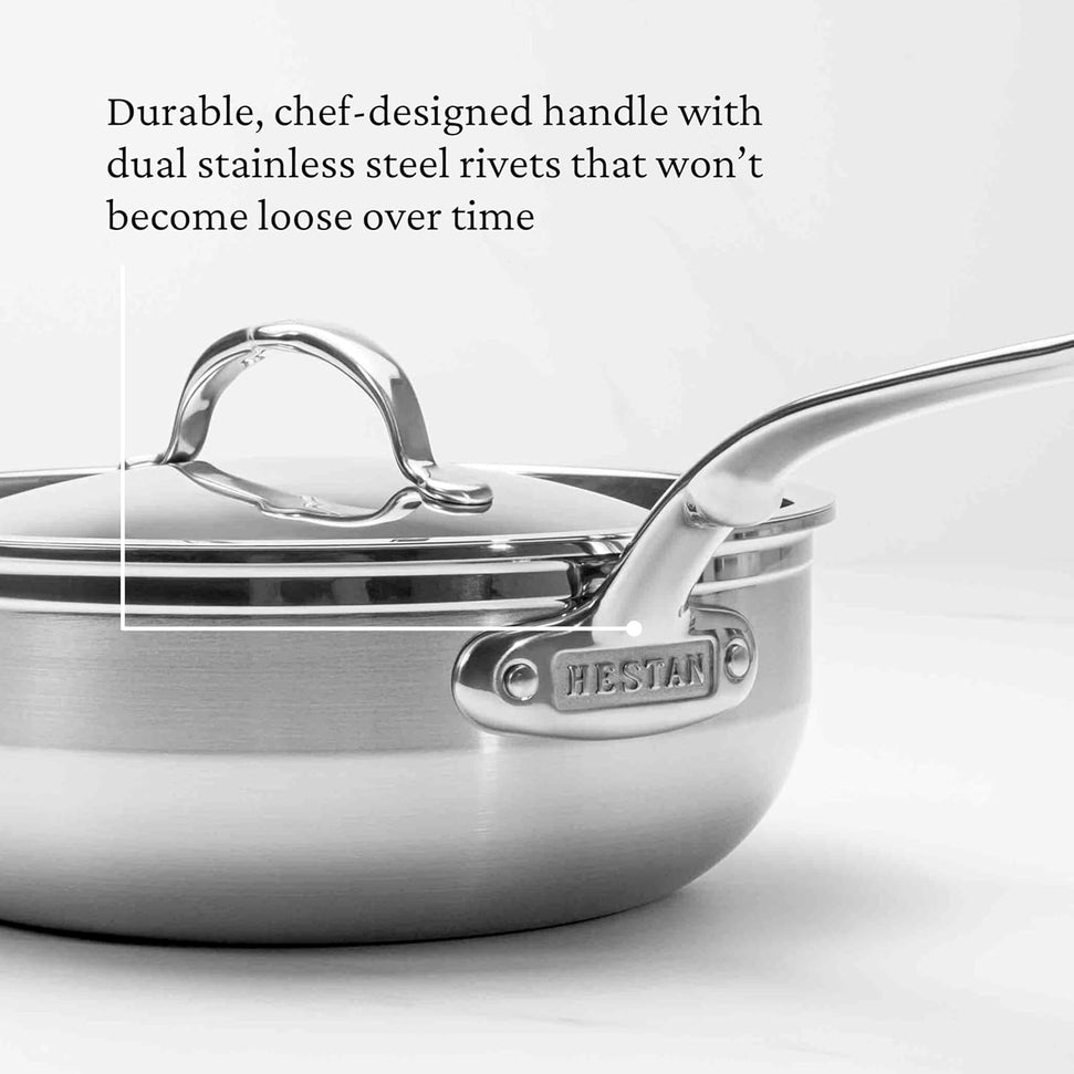 Hestan - Professional Clad 3.5 Quart Stainless Steel Essential Pan - 31777