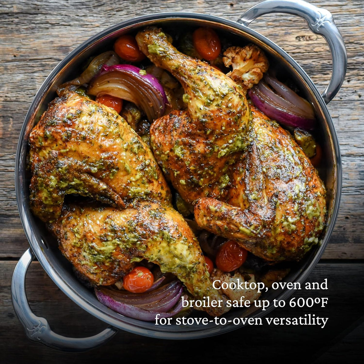 Hestan - Professional Clad 3.5 Quart Stainless Steel Sauteuse - 31775