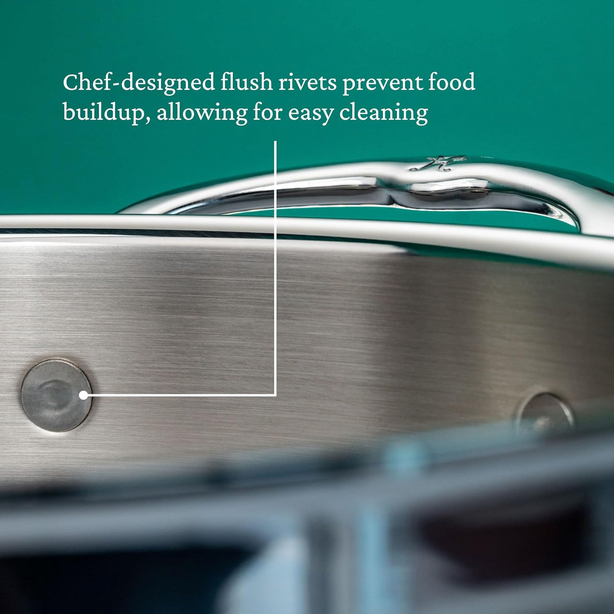 Hestan - Professional Clad 3.5 Quart Stainless Steel Sauteuse - 31775