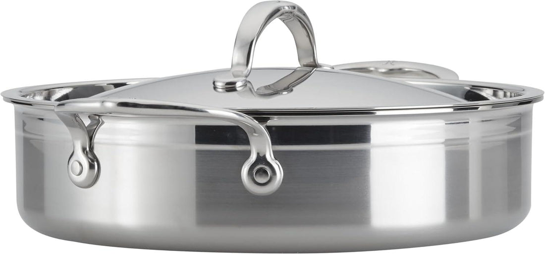 Hestan - Professional Clad 3.5 Quart Stainless Steel Sauteuse - 31775