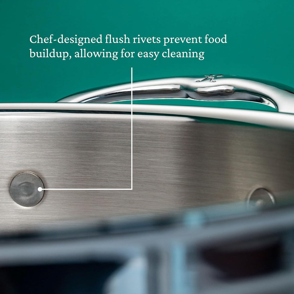 Hestan - Professional Clad 4 Quart Stainless Steel Saucepans - 31772