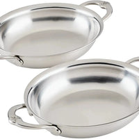 Hestan - Provisions 2 Pc 13 Oz Stainless Steel Oval Au Gratin - 71053