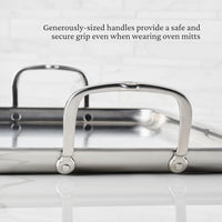 Hestan - Provisions 20 x 12" Clad Stainless Steel Double Burner Griddle - 31790