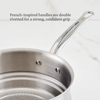 Hestan - Provisions 3 Qt Silver Stainless Steel Steamer insert - 71047