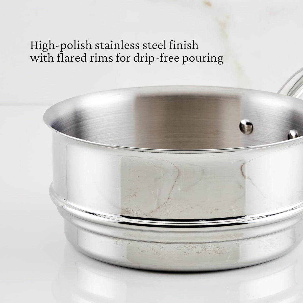 Hestan - Provisions 3 Qt Silver Stainless Steel Steamer insert - 71047