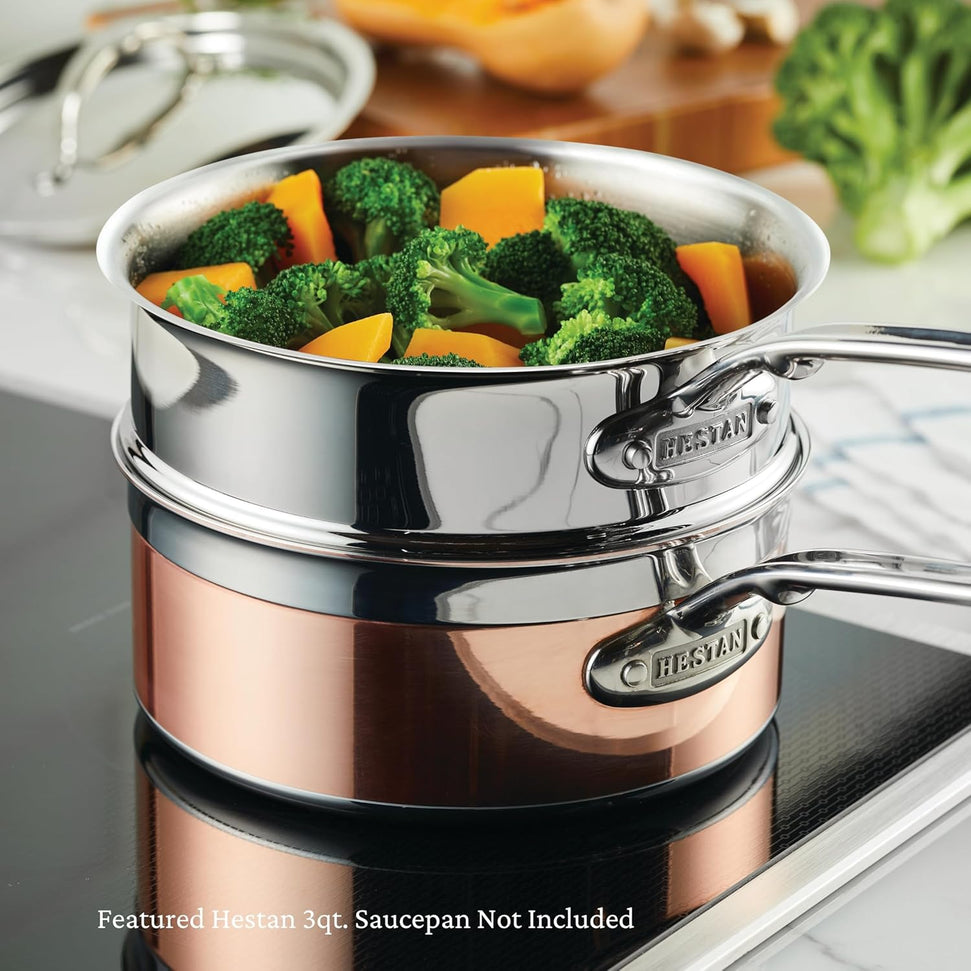 Hestan - Provisions 3 Qt Silver Stainless Steel Steamer insert - 71047