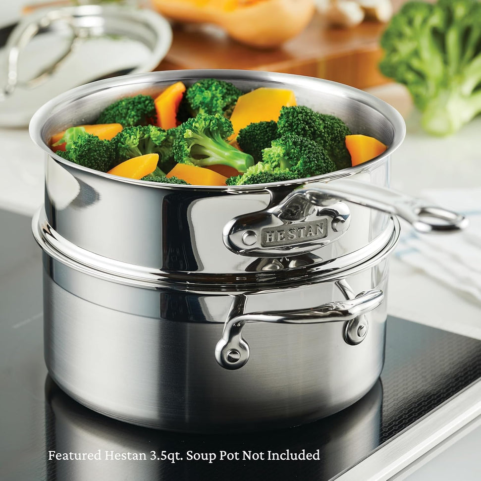 Hestan - Provisions 3 Qt Silver Stainless Steel Steamer insert - 71047